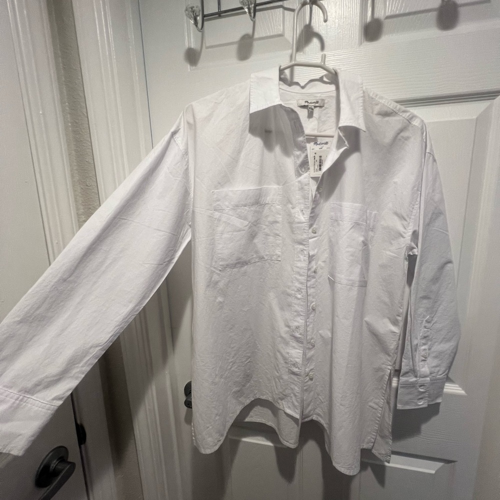 Madewell Crisp White Button Down Shirt
